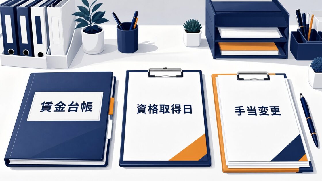 相談前に準備したい資料を示す図